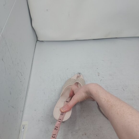 Christian Louboutin Leche Pink Apostropha Strass Mesh Mule Sandal - Picture 7 of 12